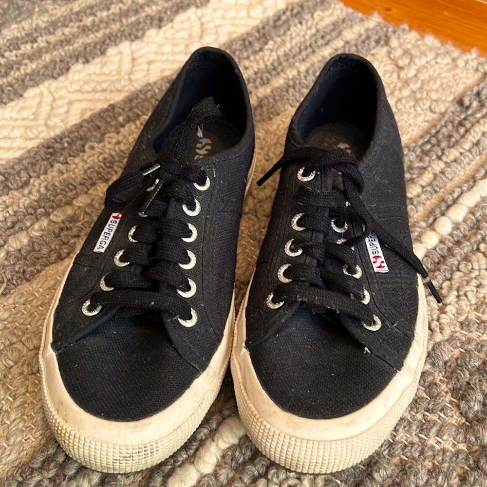 Superga black size 39 or 8.5